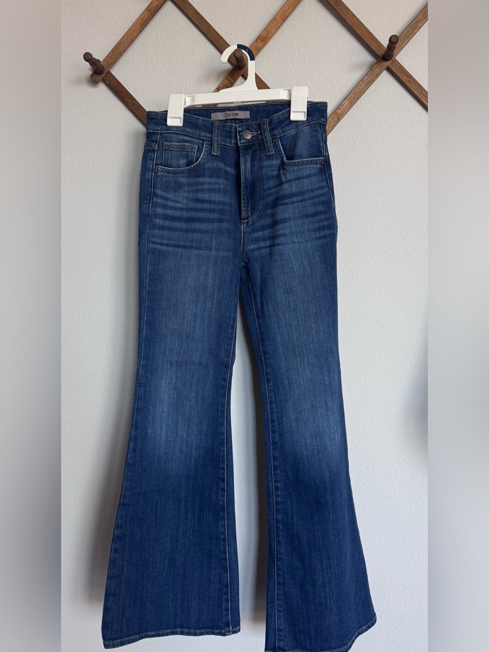 Joe's Jeans Medium Blue High-Rise Flare Jeans